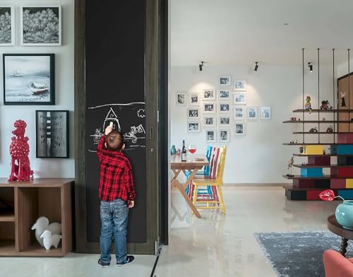 Image of WallDesign Chalkboard Film - Durable, Easy Installation, Customizable Size, Stain-Resistant Surface for Office, Home, Study, Planning, Work