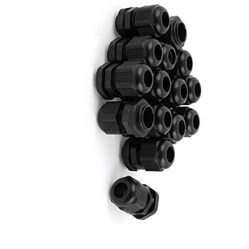 Accesorios de Audio y Video 15 piezas Aexit 5-10mm Negro miniatura 1
