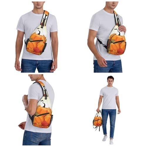 Bolso cruzado deportivo tipo bandolera negro para adultos miniatura 7