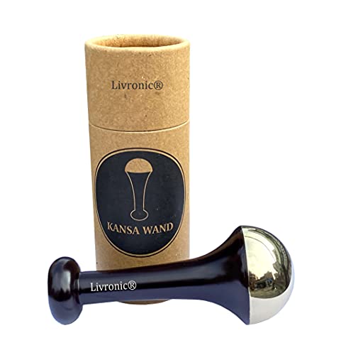 Livronic® kansa wand face Foot Body Massager With Wooden Handle Ayurvedic Benefits of Alloy Metal Massager For Detoxification And Deep Relaxation (5.5 cm Length Natural, MEDIUM SIZE) Pack of 1 pc Livronic® kansa wand face Foot Body Massager With Wooden Handle Ayurvedic Benefits of Alloy Metal Massager For Detoxification And Deep Relaxation (5.5 cm Length Natural, MEDIUM SIZE) Pack of 1 pc