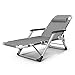 Regulowane krzesło do leżenia o zerowej grawitacji, duże krzesło do leżenia na patio z poduszką na głowę, leżanka płasko do biura drzemka podparcie 120 kg na taras, do ogrodu