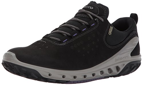 ECCO Women's Biom Venture Gore-TEX Tie Hiking Shoe, Black/Black Yak Nubuck, 9-9.5