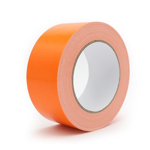 Maartla Heavy Duty Duct Tape 2 Inch X 33 Yards 8.5 Mil Thickness Multi Purpose Orange Duct Tape No Residue Waterproof and Tear by Hand - for Repairs Industrial Professional Use