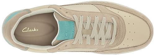 Clarks Clarks Men's Craft Court Lace Sneaker, Sand Combi, 7 Medium US