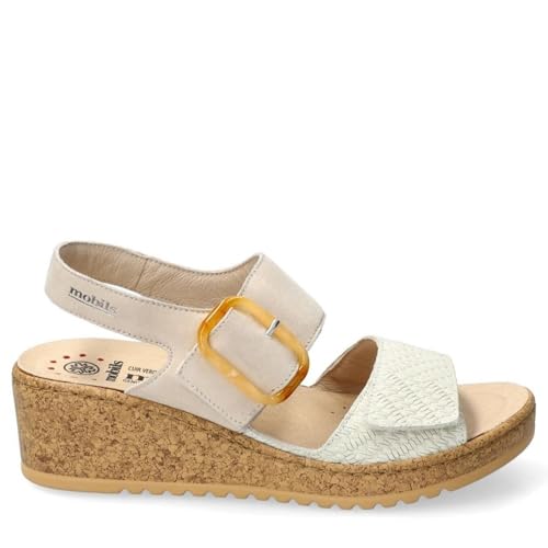 Mephisto Sandalia Movils Nasma Piel Offwhite talla numeric_38