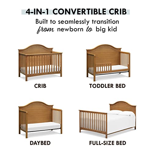 Carter\'s by DaVinci Nolan 4-in-1 Convertible Crib in Chestnut, Greenguard Gold Certified - Thumbnail 4