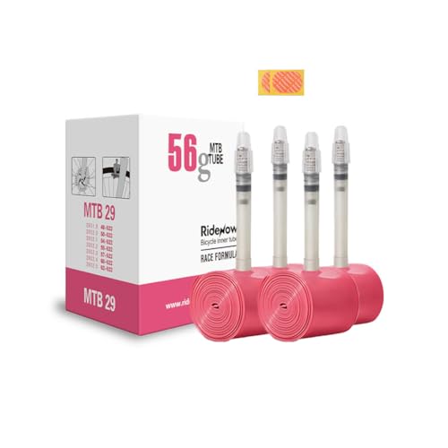 RideNow - 4 neumáticos ultraligeros de TPU para bicicleta de montaña, válvula de 29 pulgadas, longitud de válvula francesa de 45 mm para MTB..