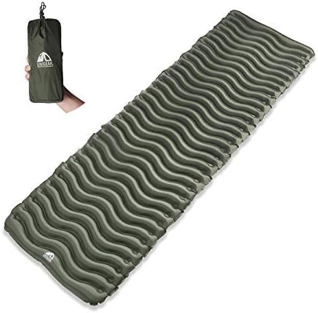 Unigear Ultralight Inflatable Sleeping Pad, Compact Air Camping Mat,Lightweight Camping Mattress for Backpacking, Hiking and Traveling