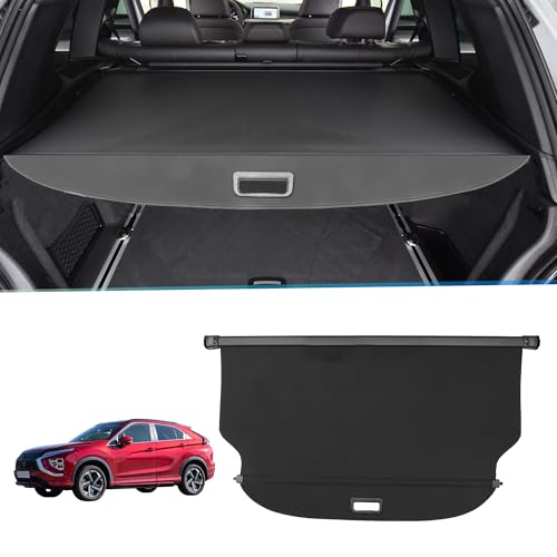 X AUTOHAUX Retractable Cargo Cover Rear Trunk Parcel Shelf Security Shield Shade Adjustable Fit for Mitsubishi Eclipse Cross 2018-2023 - Pack of 1