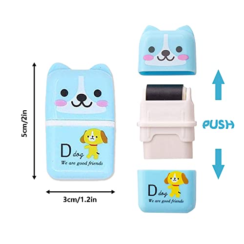 10 Pack Cute Pencil Eraser, Erasers For Kids, Eraser With Cover And Roller, Fun Party Favor And School Supplies For Kids #TOP1