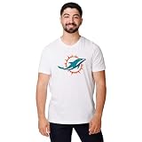 FOCO Miami Dolphins NFL Mens Primary Logo T-Shirt - White - XL