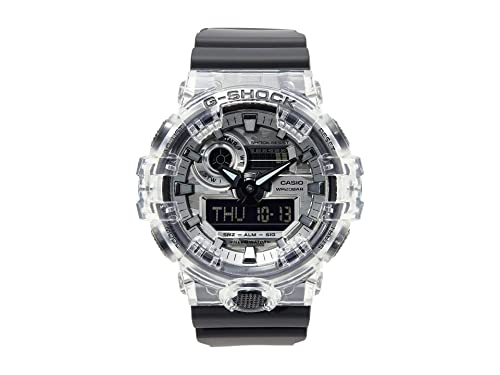 Casio G-Shock GA700SKC-1A montre homme résine transparente et noire