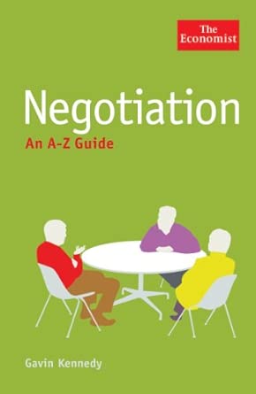 The Economist: Negotiation: An A-Z Guide Main Edition book cover
