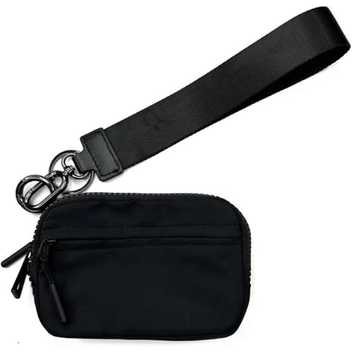 Commonlyto Wallet, Waterproof Nylon Material, Suitable For Women's Daily Travel And Shopping (Black)