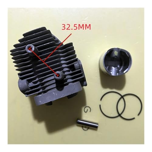 Kit segments piston 34 mm résout perte compression TB26