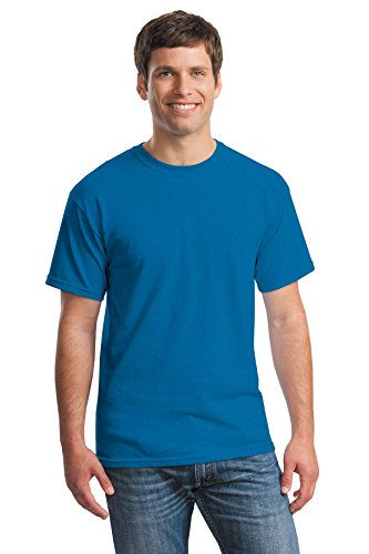 Gildan mens Heavy Cotton 5.3 oz. T-Shirt(G500)-ANTIQUE SAPPHIRE-L