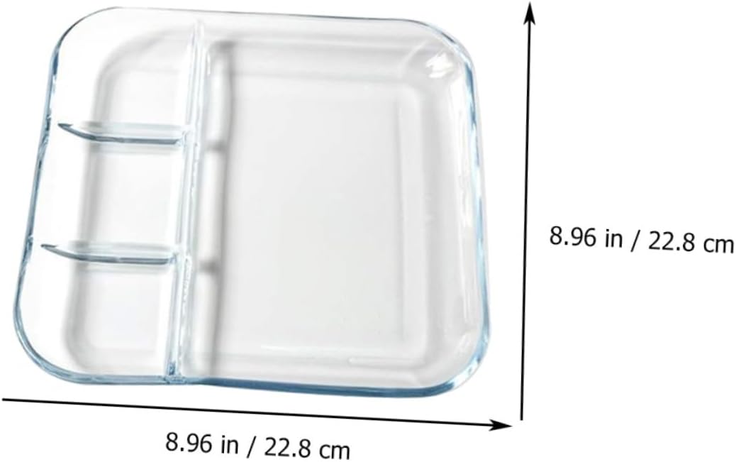 1pc Dumpling Storage Plate Sushi Dish Dishes Heat-resistant Plate for Family