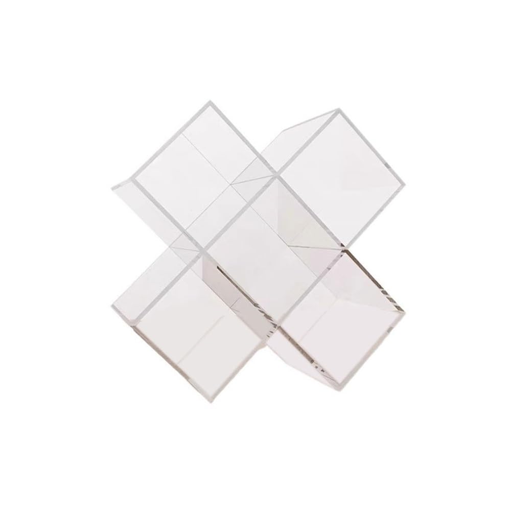 Stojak do przechowywania płyt CD Kreatywny, minimalistyczny, przezroczysty akrylowy album na płyty CD, stojak do przechowywania, stojący regał na piętro w domu(Clear)
