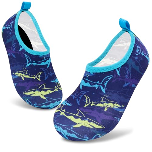 Image of VIFUUR Kids Water Shoes Girls Boys Quick Dry Aqua Socks for Beach Swim Outdoor Sports