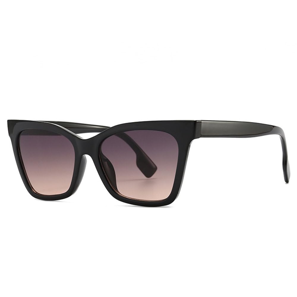 Lunettes de soleil étoiles dégradées au style rétro Cateye pour dames