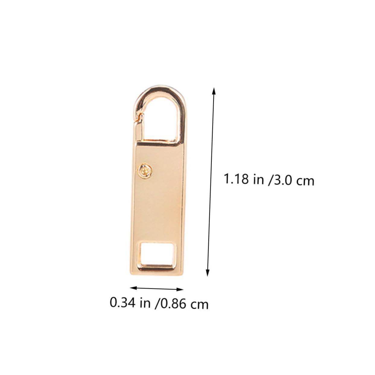 Tofficu 40piezas Accesorios De Tiradores Desmontables Para Cremalleras Cabezas De Zipper Para Mochilas y Equipaje Reemplazo Práctico y Duradero Multiusos