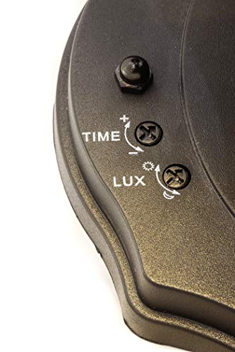 Image of Maxsa 44719 Battery-Powered LED Motion-Activated Outdoor Wall Sconce - 8.5 inch x 6 inch x 13, Black