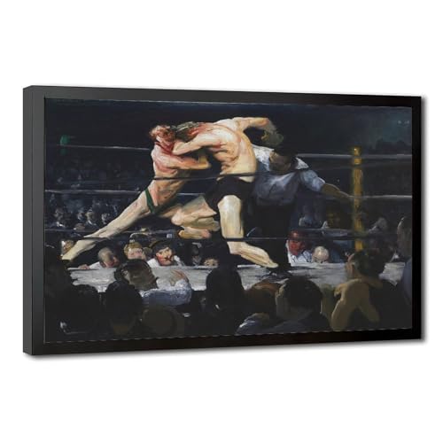 Impression sur toile George Bellows Cerf aux Sharkeys cadre déco salon bureau