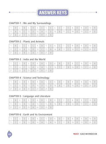 Image of MTG International General Knowledge Olympiad (IGKO) Workbook Class 2 - Chapter-wise MCQs with Achievers Section - SOF Olympiad Books For 2026-27 Exam