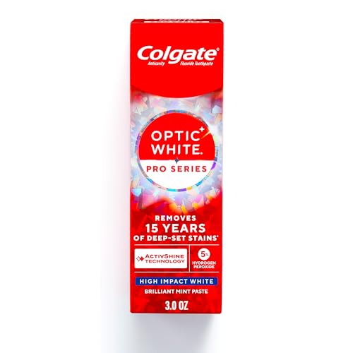 Image of Colgate Optic White Pro Series Whitening Toothpaste, High Impact White, 3oz