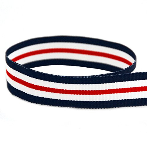 CHACOTT - 美品スティナtype L long ribbon/off white×navy band-chacott-301500-0093-98-