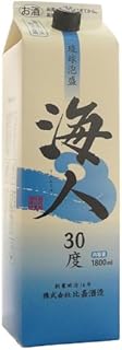 海人 紙パック [ 焼酎 30度 沖縄県 1800ml ]