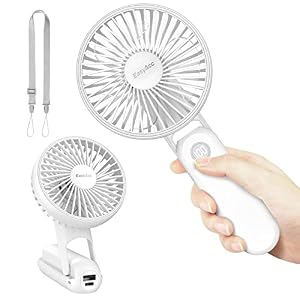 EasyAcc F18 Handventilator USB Weiß