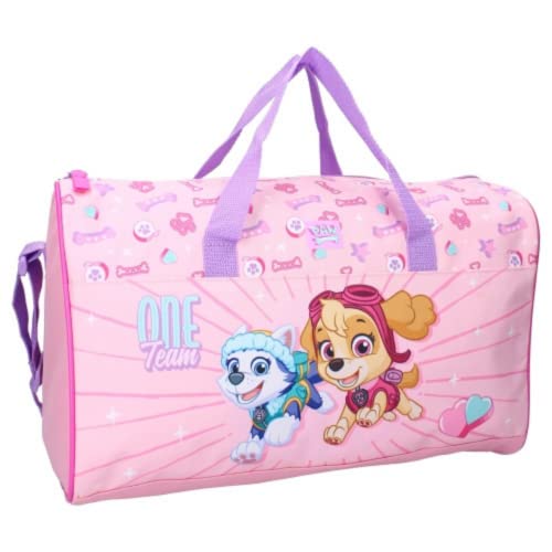 mybagstory - Sac de Sport - Pat Patrouille - Enfant - Ecole - Maternelle - Garderie - Primaire - Sac Fille - Taille 40 cm - Sangle réglable - Idée Cadeau