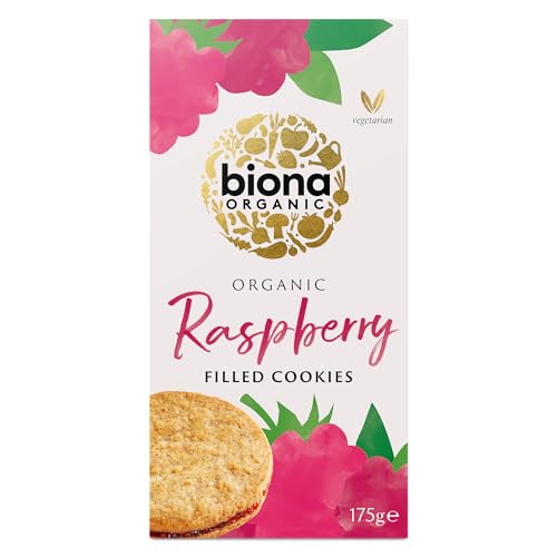 BIONA Organic Raspberry Filled Cookies, 175 GR image 3