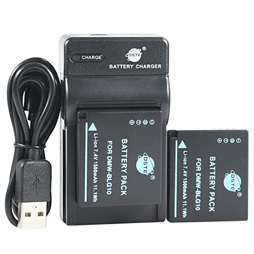 Batería DMW-BLG10 kit doble DSTE para revivir tu cámara Lumix GX7 GF6