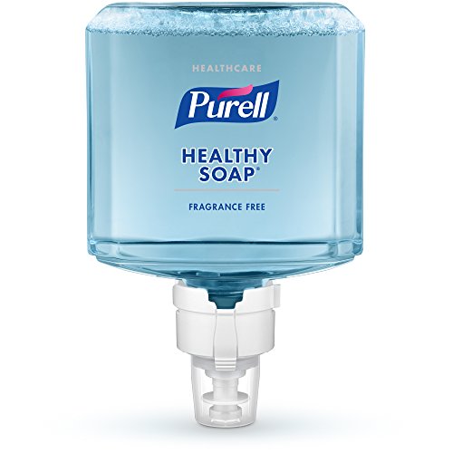 PURELL Healthcare HEALTHY SOAP Gentle and Free Foam, Fragrance Free, 1200 mL Hand Soap Refill for PURELL ES8 Touch-Free Dispenser (Pack of 2) - 7772-02 PURELL Healthcare HEALTHY SOAP Gentle and Free Foam, Fragrance Free, 1200 mL Hand Soap Refill for PURELL ES8 Touch-Free Dispenser (Pack of 2) - 7772-02