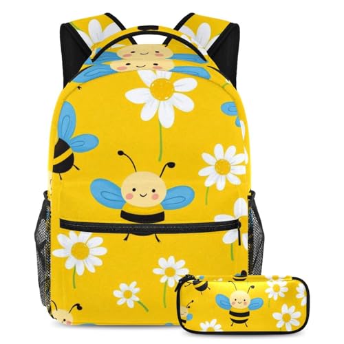 Cartable grande capacité 2 pièces pour soulager le dos des adolescents et ranger les cours
