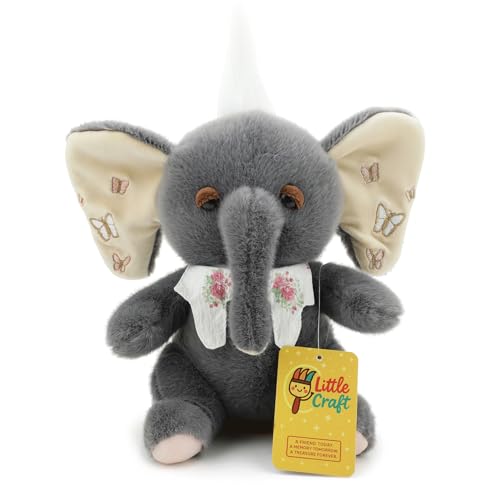 Image of Grey Elephant Soft Toy for Kids with Cute Hug-Friendly Plush for Babies, Toddlers & Children Safe, Lightweight & Easy to Clean (40CM)