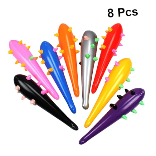 UPKOCH 8 Pçs Varas Infláveis ​​Badalo Brinquedos Infláveis ​​Martelos Infláveis ​​Cheerleading Prop