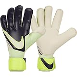 Nike Vapor Grip 3 Goalkeeper Goalie GK Soccer Gloves (Gridiron/Barely Volt/White, 8)