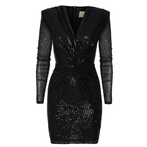 Swing Fashion Women's Dolores | Schwarz Minikleid Damen | Elegantes Festliches Partykleid | Abendkleid | Hochzeitskleider | Kurzkleid | Kleid mit...