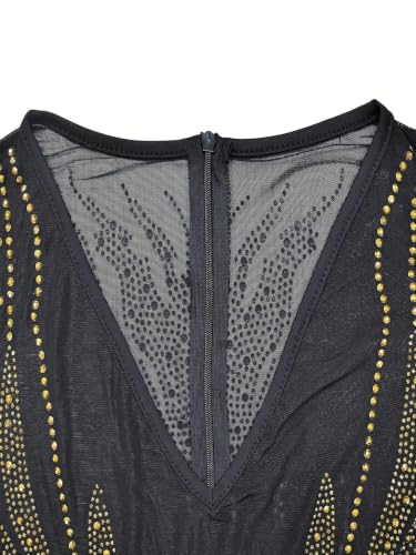 Image of PORRCEY Sexy Elegant Rhinestone Party Club Night Formal Dress for Women