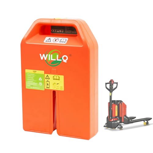WILLQ Batería de fosfato de Hierro y Litio LiFePO4 24V 36Ah Paquete de baterías de Repuesto PTE15N para transpaleta eléctrica, Compatible con Motor de Carretilla elevadora 864Wh