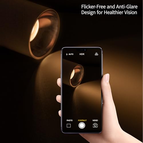 Image of Aisilan Modern LED Downlight Spotlight Indoor, 18W Aluminum Ceiling Directional Cylinder Spot Light Fixture, Warm White 3000K Accent Light for Corridor, Living Room, Bedroom (White)