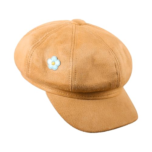 Bivpreom Boys Cosplay Hat Halloween Costume Accessories Idol Cosplay Hat Yellow Beret