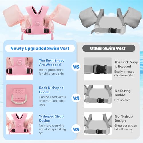 Image of MoKo Toddler Arm Floaties 20-50lbs, Swim Vest Water Wings for Kids Pool