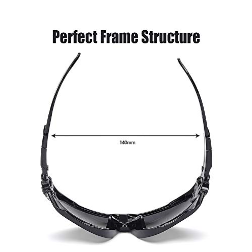 KKmoon Óculos de sol polarizados para esportes Óculos para dirigir Óculos coloridos para homens, mul