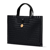 ZoRoll 15-16 Pollici Custodia Borsa, PU Pelle Borsa per Computer Notebook da 16", Custodia per Laptop MacBook Air Pro 13 M4 M3 M2 M1, DELL Lenovo HP Sony Acer ASUS -(Nero)