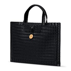 ZoRoll Laptoptasche 15-16 Zoll, Laptop Hülle für MacBook Lenovo HP Dell Acer Asus Notebook, Laptop Tasche für MacBook Pro 16" M5 M4 M3 M2 M1 Pro/Max/15.6" Air, Laptop-Handtasche wasserdichte(Schwarz)