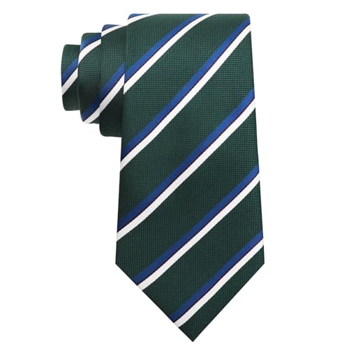 Image of Luckyvestir Striped Ties for Men Classic 3.15 inch Men's Tie Formal Neckties for Business Graduation Dinner Wedding